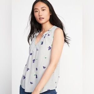 Old Navy Women's Relaxed Boho V-Neck Top Large (GUC)